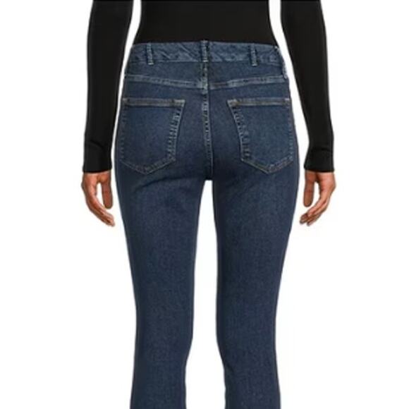 Good American Good Legs High Rise in Blue004 NWT Size 4 - Picture 3 of 4